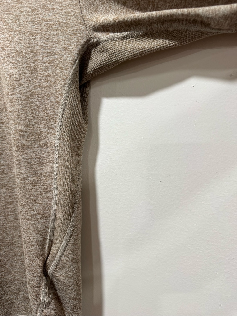 Athleta Heathered Gray Long Sleeve Thumbhole Active Top Lounge Size XS - Picture 3 of 5